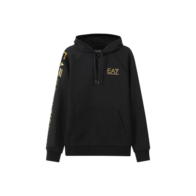 EMPORIO ARMANI FW22 Sweatshirt Men's Black Gold-0