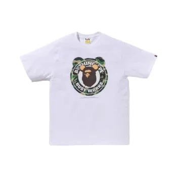 A BATHING APE X Medicom Toy Abc Camo Bear Milo Tee