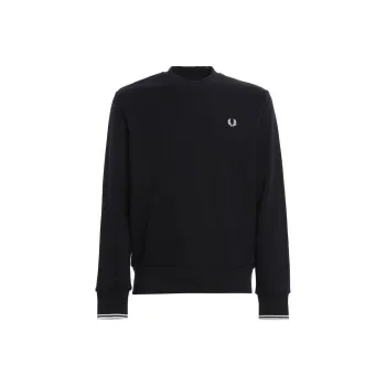 FRED PERRY Embroidered Logo Crew neck Sweatshirt
