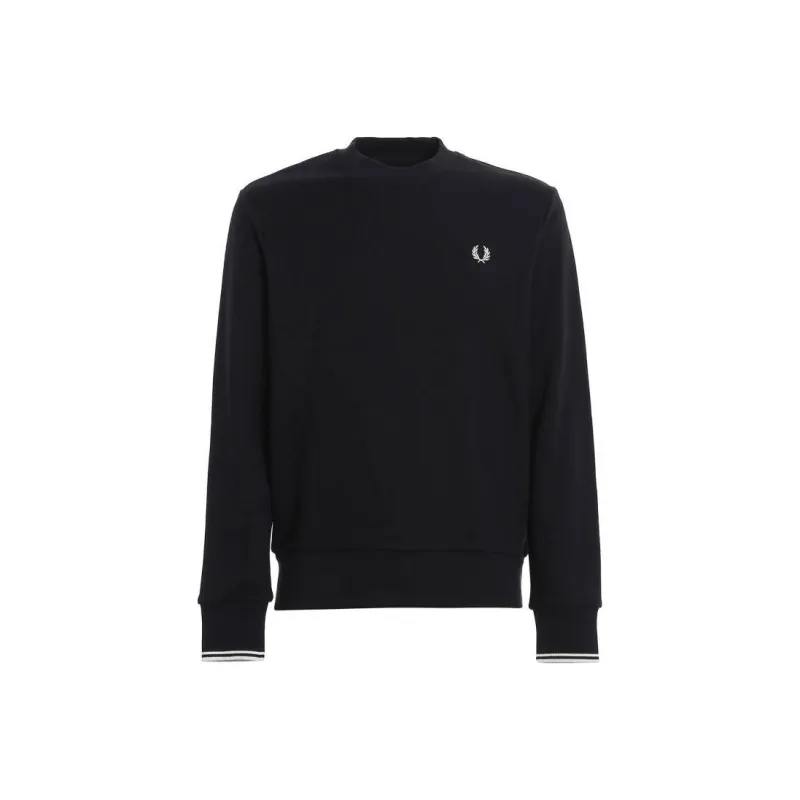 FRED PERRY Embroidered Logo Crew neck Sweatshirt-0