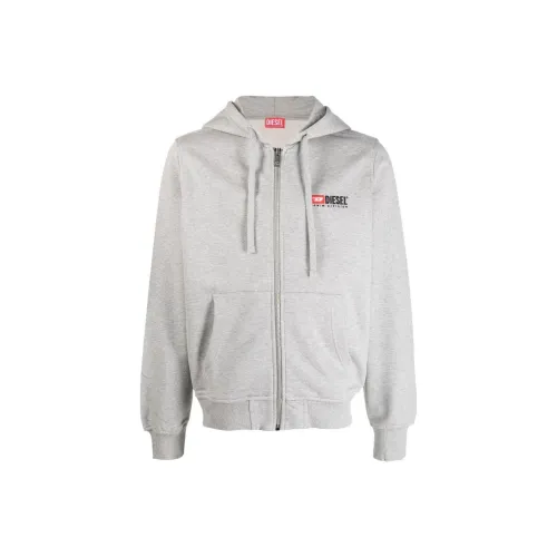 DIESEL Sweatshirts Men Light Gray