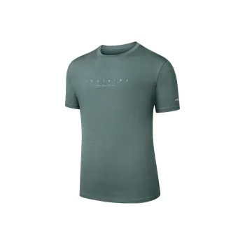 Erke Variety Training Collection T Shirt Men's Single Dyed Stone Blue