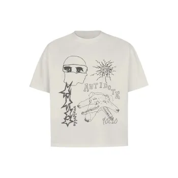 Antidote Worldwide T Shirt Unisex Light Apricot
