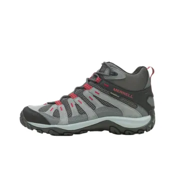 MERRELL Anti Slip Wear Resistant Mid Top Trekking Shoes Men's Black Gray