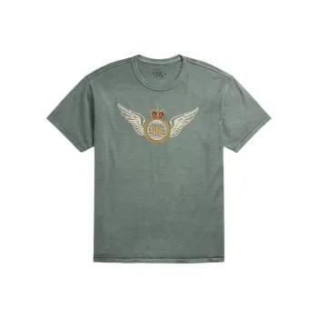 DOUBLE RL FW24 T Shirt Men's Green