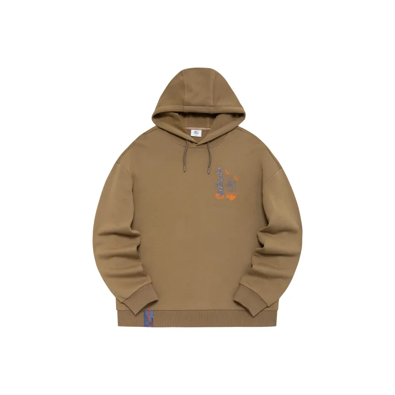 Erke Sweatshirt Men's Latte Brown-0