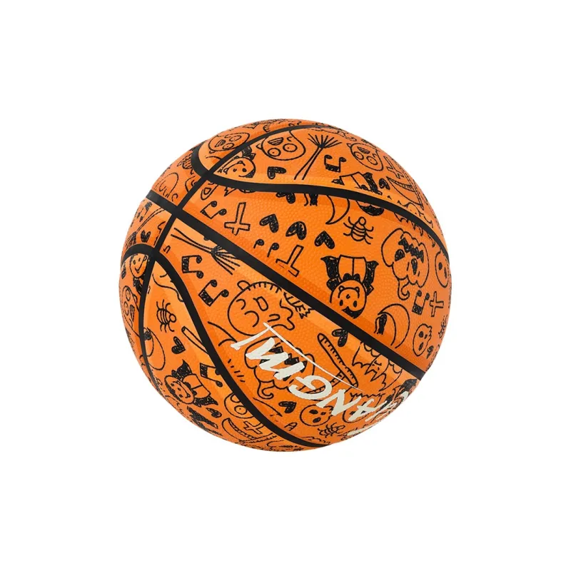 Kuangmi Rubber Basketball Brown Size 7 Street Unisex-2