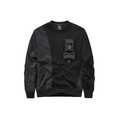 VIP Crew Neck Loose Fit Sweatshirt Men's Black