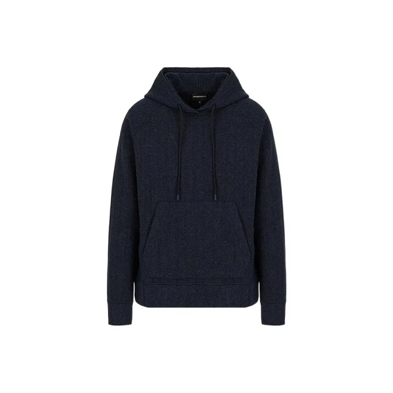 EMPORIO ARMANI FW22 Sweatshirt Men's Navy-0