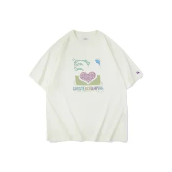 FFOMKE T-Shirt Unisex Cream White