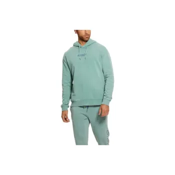 GUESS Dargen Signature Hoodie Sweatshirt Men's Green