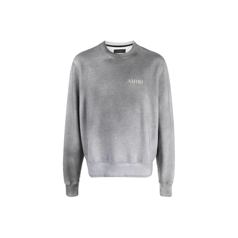 AMIRI Aged Puff Logo Crewneck-0
