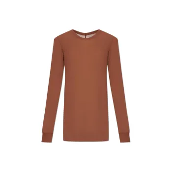 RICK OWENS Long Sleeved Crewneck T Shirt