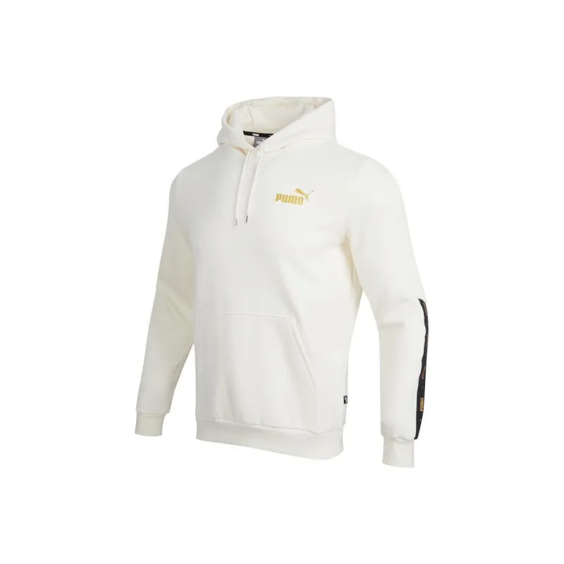 PUMA ESS+ Sweatshirt Men's White-0