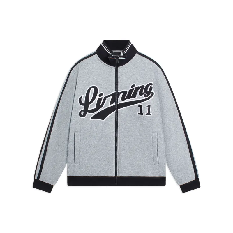 LiNing Sports Life Collection Sweatshirt Men's Heather Gray-0