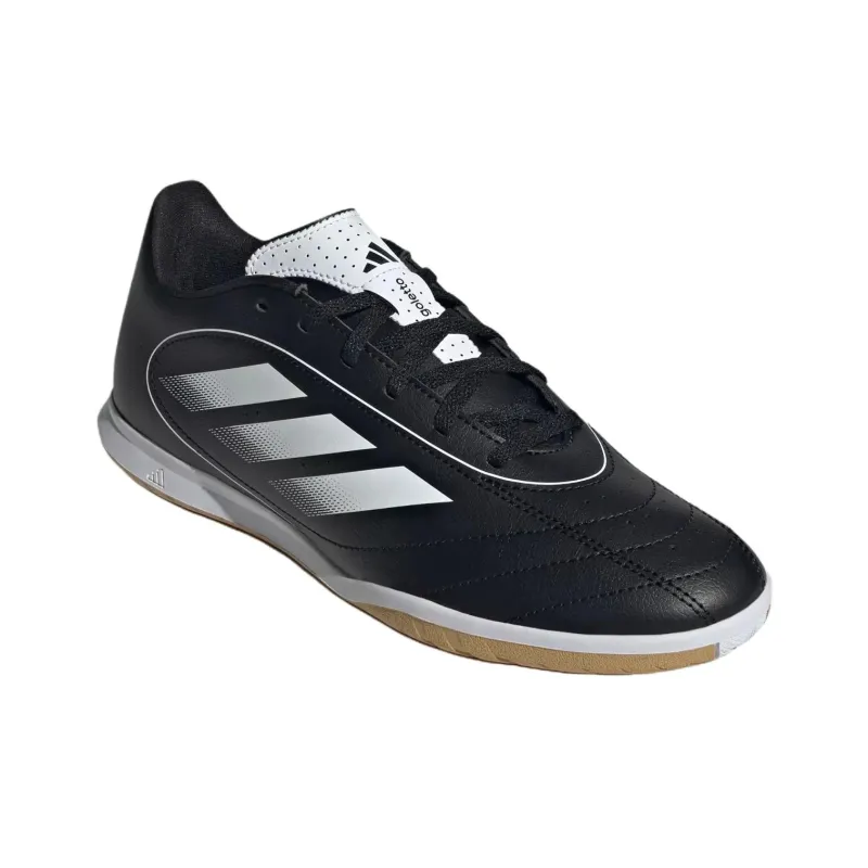 Adidas GOLETTO 9 Anti Slip Wear Resistant Soccer Shoes Men's Black White-1