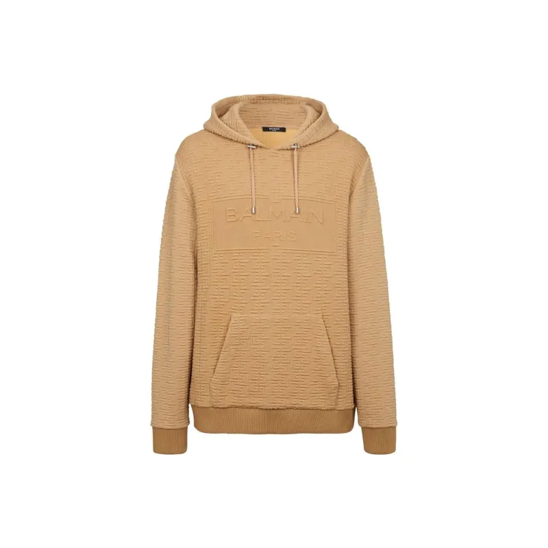 BALMAIN FW22 Sweatshirt Men's Khaki-0
