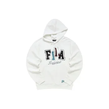 FILA FUSION BASEBALL Series Sweatshirt Men's Standard White