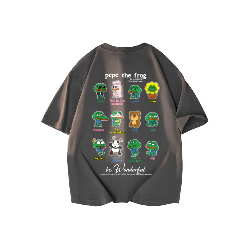 Pepe The Frog Short Sleeved T Shirts Unisex-18