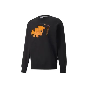 PUMA X Pokemon Co Brand Series Sweatshirts Men Black