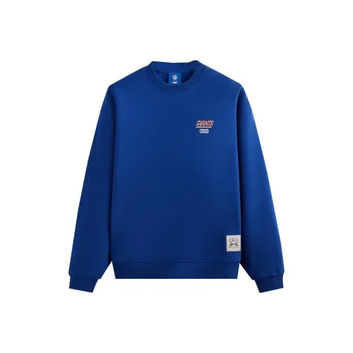 KITH X Nfl Giants Helmet Nelson Vintage Crewneck