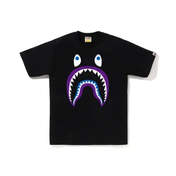 A BATHING APE Colors Shark Ponr Tee