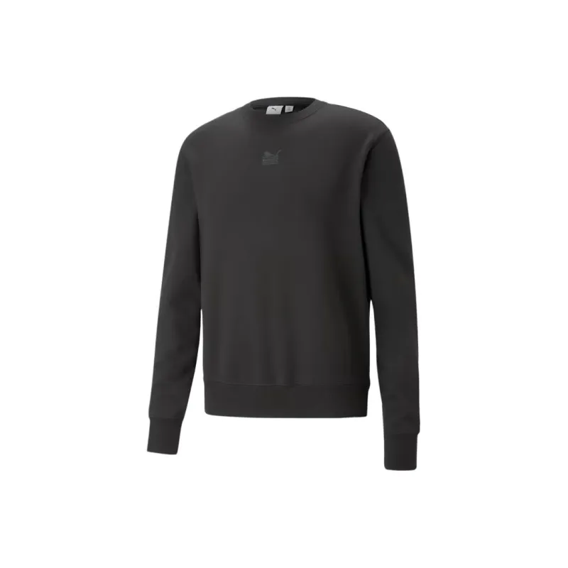 PUMA X TMC Everyday Hussle Crew Sweatshirts Men Black-0