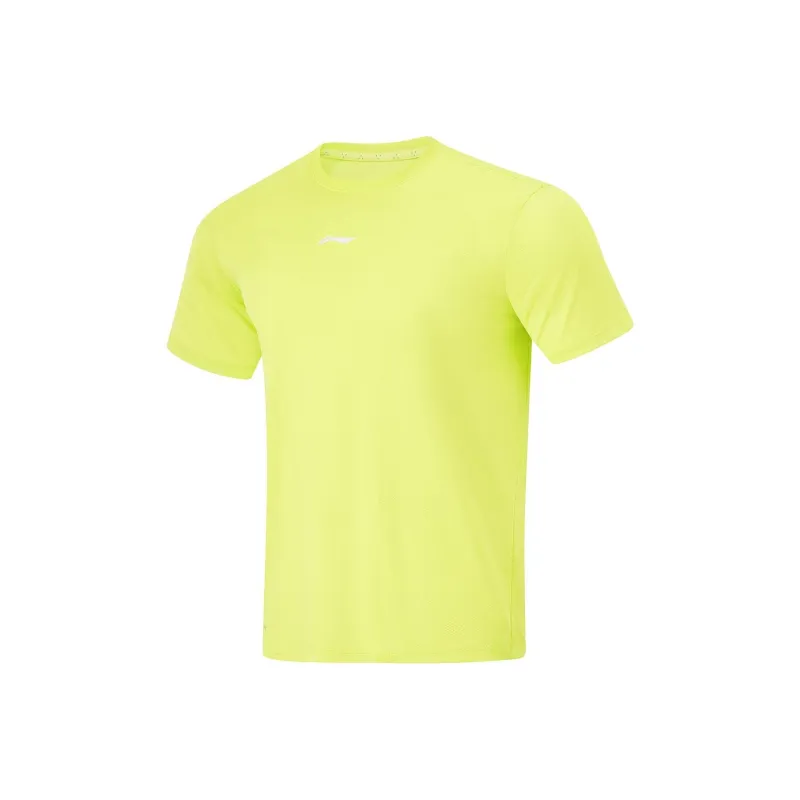 LiNing Fitness Series T Shirt Men's Bright Lime Green-0