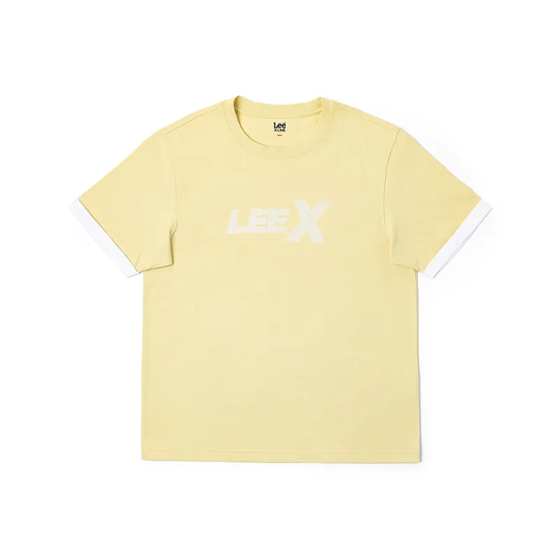 Lee T Shirts Men Yellow-0