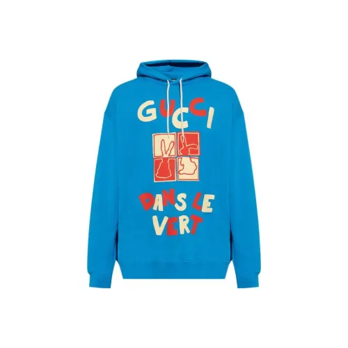 GUCCI Cotton Jersey Hooded Sweatshirt