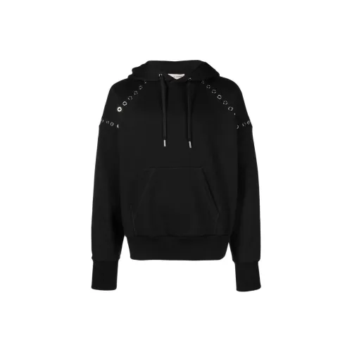 Alexander McQueen Eyelets Detailed Hoodie
