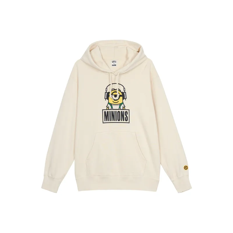 UNIQLO Sweatshirt Unisex Light Beige-0