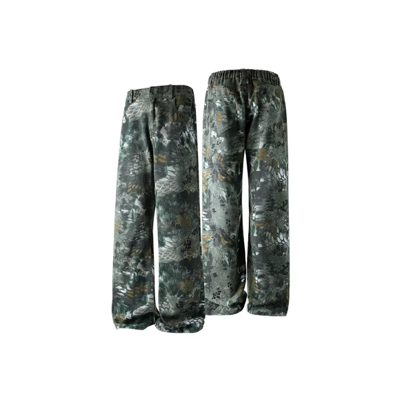 FASTFISH Cargo Pants Unisex Green-3