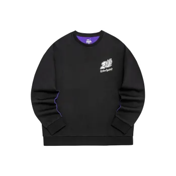 Erke Sweatshirts Men Jet Black/Truffle Purple
