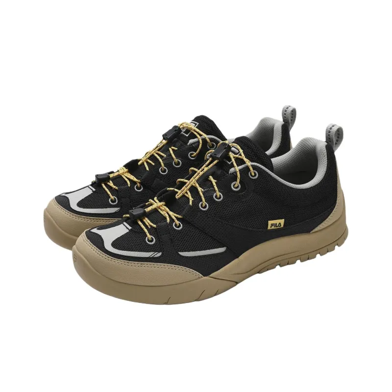 FILA CAMLIFE Mountain Crossing Shoes Anti Slip Wear Resistant Low Top Casual Shoes Men's Black Gray-1