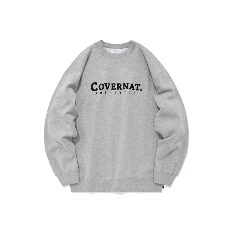 COVERNAT Sweatshirt Fall Unisex Gray-0