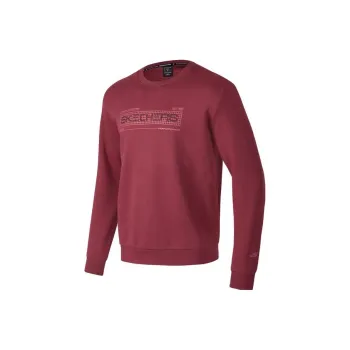 Skechers Sweatshirts Men Gemstone Red
