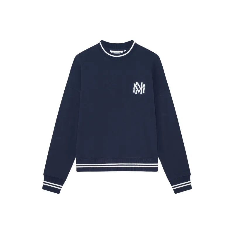 Mitchell Ness Sweatshirts Unisex Navy Blue-0