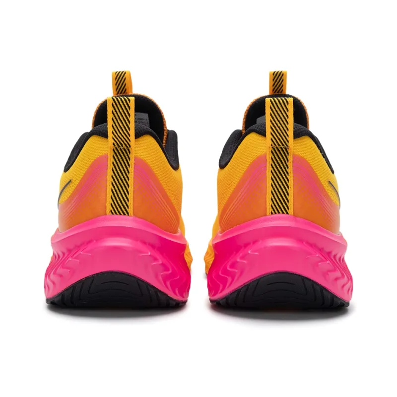 XTEP Slip Resistant, Abrasion Resistant, Breathable Low Top Casual Running Shoes Men's Orange Yellow-4