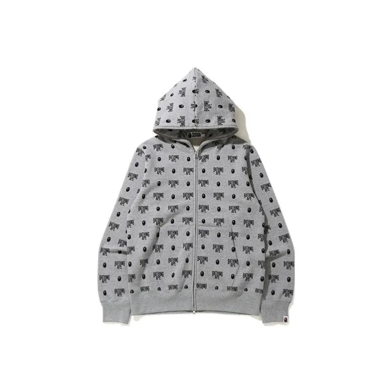 Bape Monogram Full Zip Hoodie-1