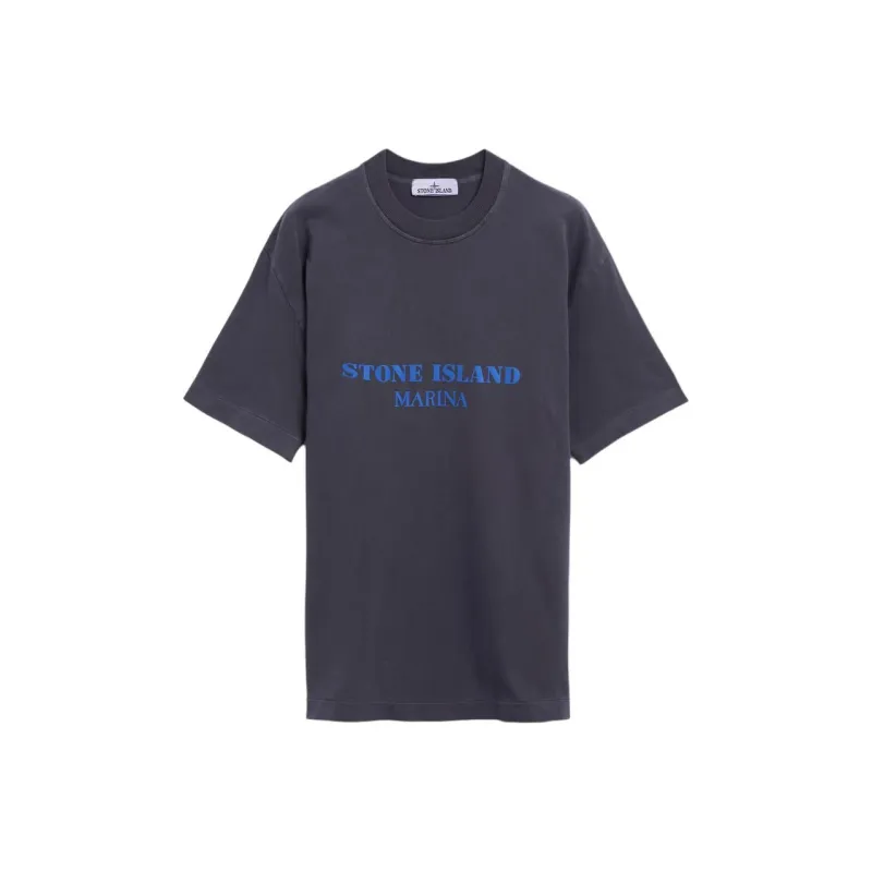 STONE ISLAND Logo Printed Crewneck T Shirt-0