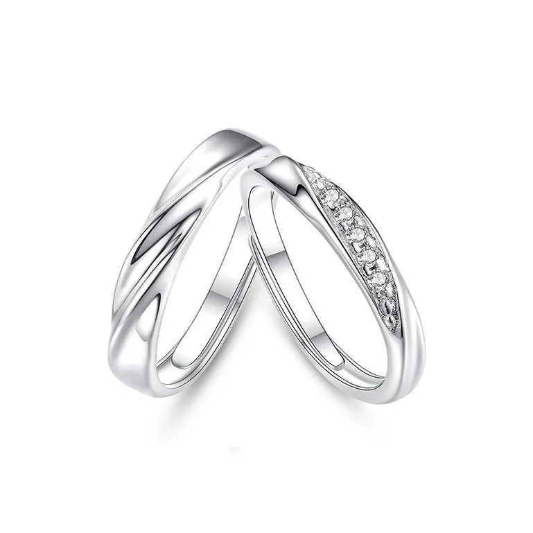 Lao Feng Xiang Processing 999 Fine Silver Rings Unisex-2