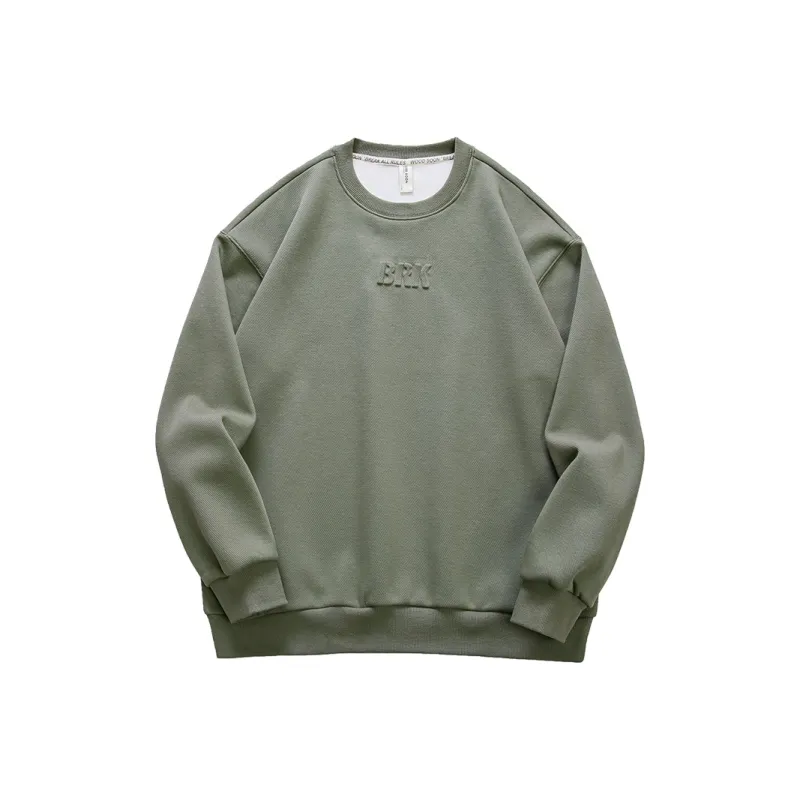 WOOD SOON Classic And Versatile Fashion Trend Outdoor Travel Heavyweight Sweatshirt Men's-9