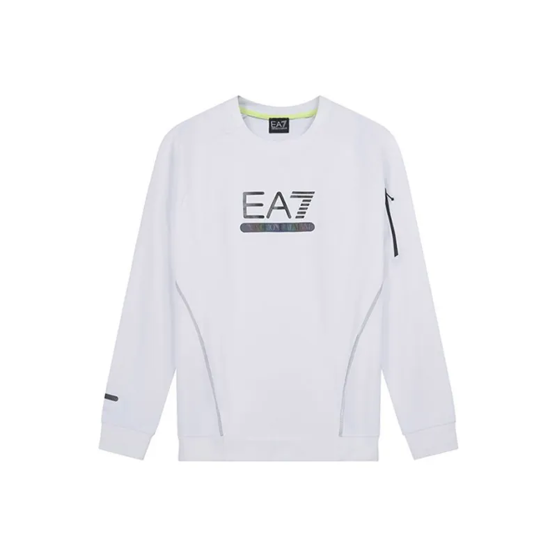 EMPORIO ARMANI EA7 Sweatshirts Men White-0