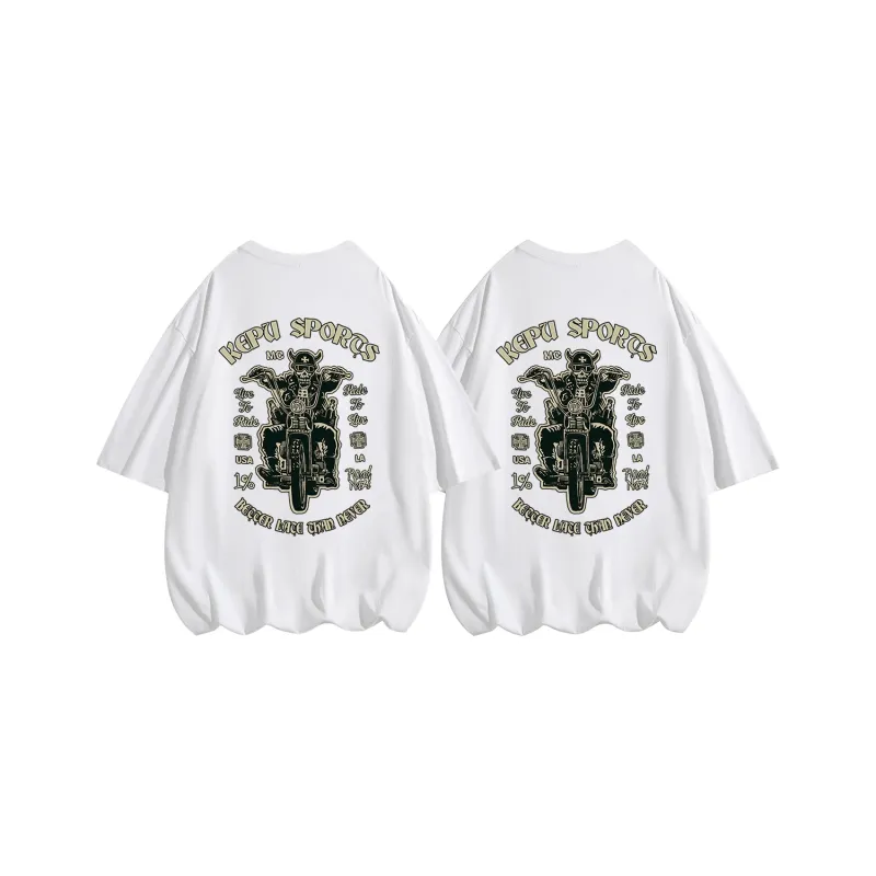 Kepu Short Sleeved T Shirts Unisex 2 Pack-0