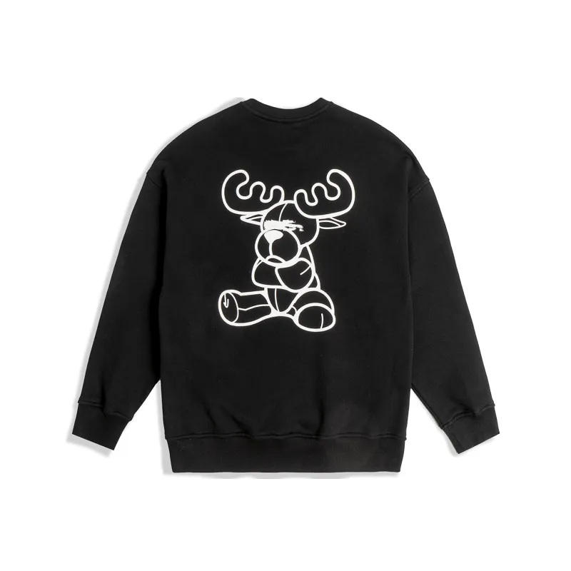 BD.POWER UP+ Sweatshirts Unisex Black-0