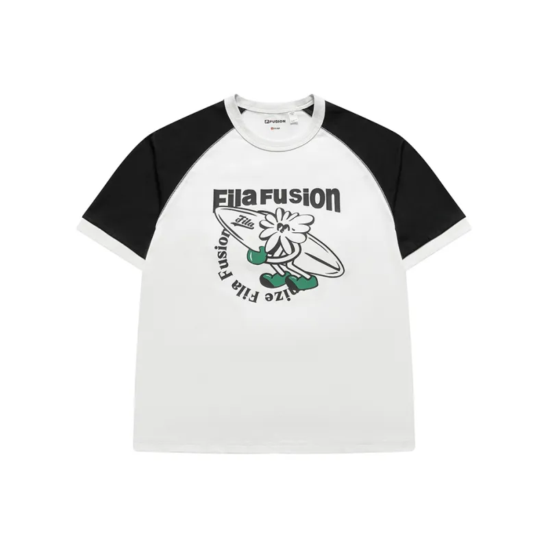 FILA FUSION INLINE Series T Shirts Men White-0