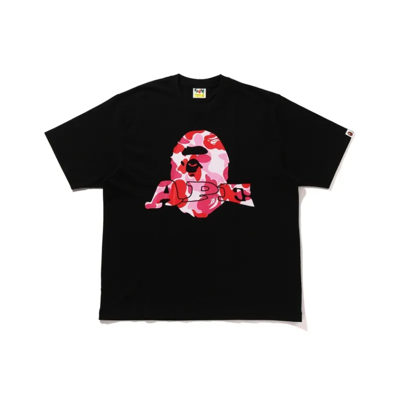 A BATHING APE Abc Camo Ape Head Relaxed Fit Tee-0