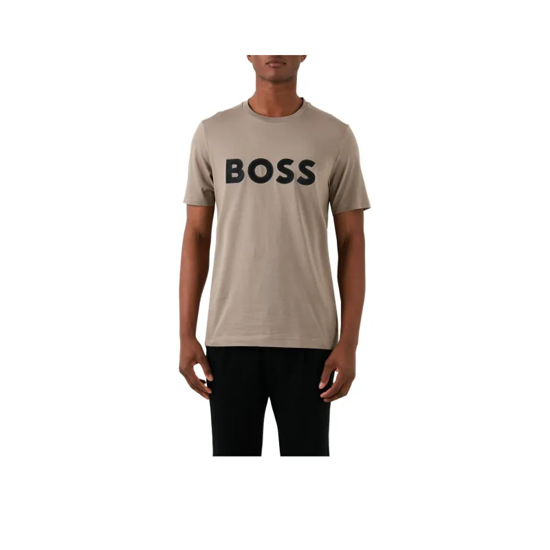 HUGO BOSS T Shirts Men Khaki-0