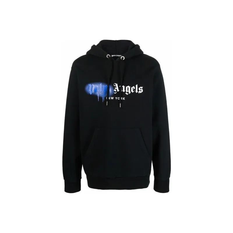 PALM ANGELS New York Sprayed Hoodie-0